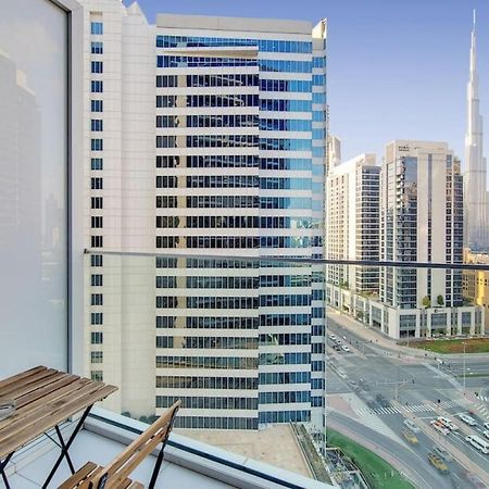 Marquise Square Tower, Business Bay - Bright Studio Dubai Buitenkant foto