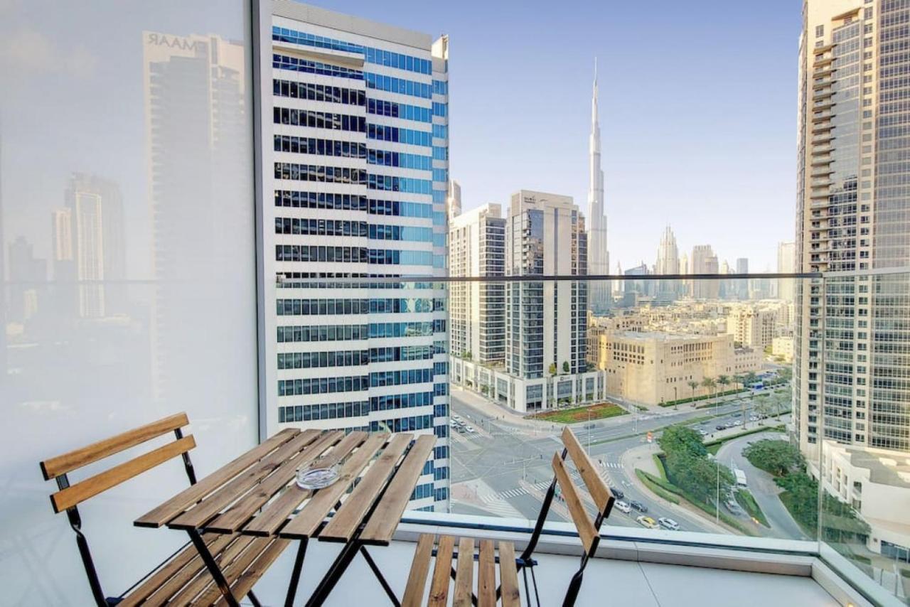 Marquise Square Tower, Business Bay - Bright Studio Dubai Buitenkant foto