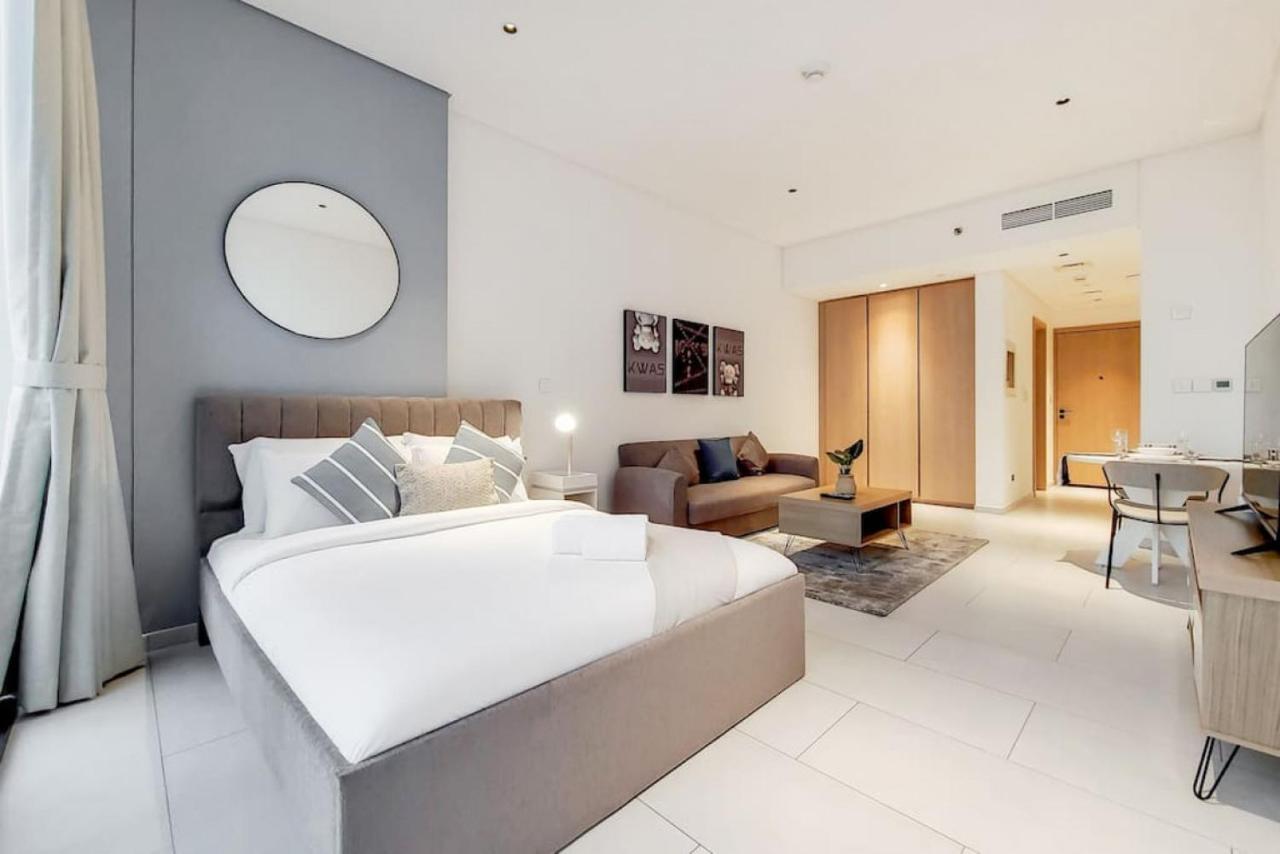 Marquise Square Tower, Business Bay - Bright Studio Dubai Buitenkant foto