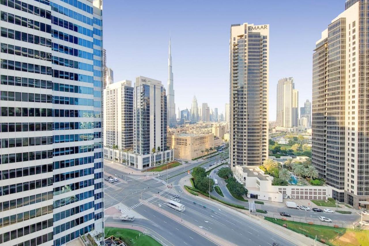 Marquise Square Tower, Business Bay - Bright Studio Dubai Buitenkant foto